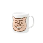 ぷりぷりひっぷ しょっぷのぷりぷりひっぷ絵文字　グッズ Mug :right side of the handle