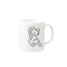 じかんをまもろうのネコ科 Mug :right side of the handle