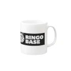 りんごとカルチベートする｜RidunのRINGO BASE_GRAY Mug :right side of the handle