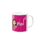 riona_chのマグカップ - ピンク Mug :right side of the handle