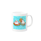 Lily bird（リリーバード）のぷかぷか水遊び文鳥ず Mug :right side of the handle