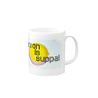 muu_shopのレモンisスッパイマグカップ Mug :right side of the handle