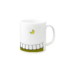 歯りきり雑貨店の歯-HA yellow Mug :right side of the handle