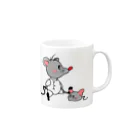 AVERY MOUSE - エイブリーマウスのフェンシング - AVERY MOUSE (エイブリーマウス) Mug :right side of the handle