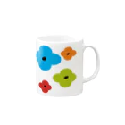 canvasのflower Mug :right side of the handle