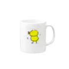 たぬきのひよこちゃん Mug :right side of the handle