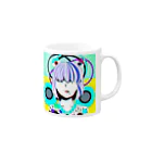 よりみちさん。の夢かわ毒ガエル女、 Mug :right side of the handle