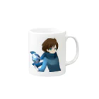 ゆううつこみゅ公式ストアのゆううつこみゅ公式グッズ Mug :right side of the handle