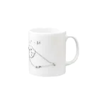 Reef Knotのインコのピー助 Mug :right side of the handle