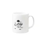 中垣ゆたかのレッツ・ゴーUFOくんアフロくん Mug :right side of the handle