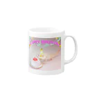 Upacoのウーパールーパーバースデー Mug :right side of the handle