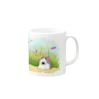 なべぽよの絵置き場の秋ピクニックT Mug :right side of the handle