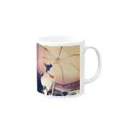 おつむのうずらアンブレラ Mug :right side of the handle