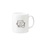 moguのFUKUわんこ Mug :right side of the handle