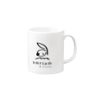 amrtamのアムルタムうさちゃん Mug :right side of the handle