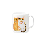 gogocats-shopの仲良し猫ちゃん2 Mug :right side of the handle