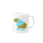 capybarashaのレインコートカピバラマグ Mug :right side of the handle