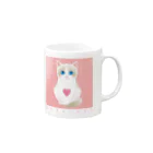 にこねこ【保護猫の保育園】のラグドール華ちゃんマグ Mug :right side of the handle