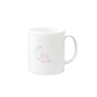 らくだの伸びるねこ Mug :right side of the handle