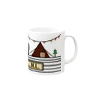 キャンプをしよう♪そうしよう！！のCamp is my life Mug :right side of the handle