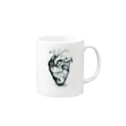 hxlのheart. Mug :right side of the handle