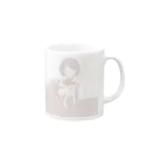 かわの まさみのおやすみ ちゃん Mug :right side of the handle