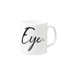 Eye.のEye.suzuri Black マグカップの取っ手の右面