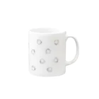 月城のマグカップ柄マグカップ（モダン） Mug :right side of the handle