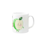 さとうめぐみ絵本グッズのりんごちゃん＠おいしいもり Mug :right side of the handle