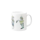 ポートレート100人斬りのアイスにゃん Mug :right side of the handle