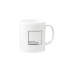 shun apparel shopのスクエア ロゴ Tシャツ Mug :right side of the handle