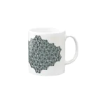 yukanakuraの numeric conversion figure 2 Mug :right side of the handle