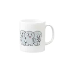 ねころ堂のオロカメンズ Mug :right side of the handle