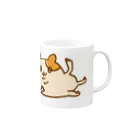 伊藤萌果のカオス屋さんのねころびハムちゃん（カラー） Mug :right side of the handle