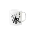 eriya_dinerの骨折しちゃって…… Mug :right side of the handle