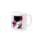 ins.のins. Mug :right side of the handle