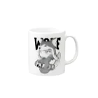 しんぬぬぬのWOLF Mug :right side of the handle