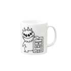 モグモグコウボウの怪獣パドラス Mug :right side of the handle