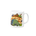 ぎんいろ工房のホットケーキいぬちゃん Mug :right side of the handle