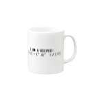Spankie_MadeのI'M A KEEPER Mug :right side of the handle