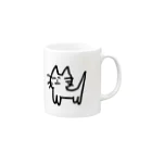 Sakuyapのネコの絵のマグカップ Mug :right side of the handle