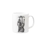 博物雑貨 金烏のファティマと呼ばれる青銅の手 - Getty Search Gateway Mug :right side of the handle