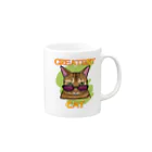 猫好きピーちゃんのお店ハニーコのグレイテスト・キャット Mug :right side of the handle