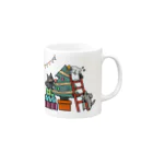 INOIZの【冬季限定】いぬいずのクリスマス Mug :right side of the handle