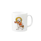 HOT DOGのなっつどっぐ Mug :right side of the handle