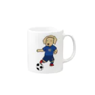 efrinmanのサッカー Mug :right side of the handle