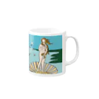 hikari_yamaguchiのBirth of Venus Mug :right side of the handle