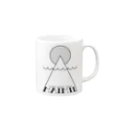 maimie WEB SHOPのmaimieハレの日（黒ロゴ） Mug :right side of the handle