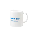 family tiesのfamily ties Mug :right side of the handle