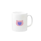 みたむらみたむのぴんくま(むらさき) Mug :right side of the handle